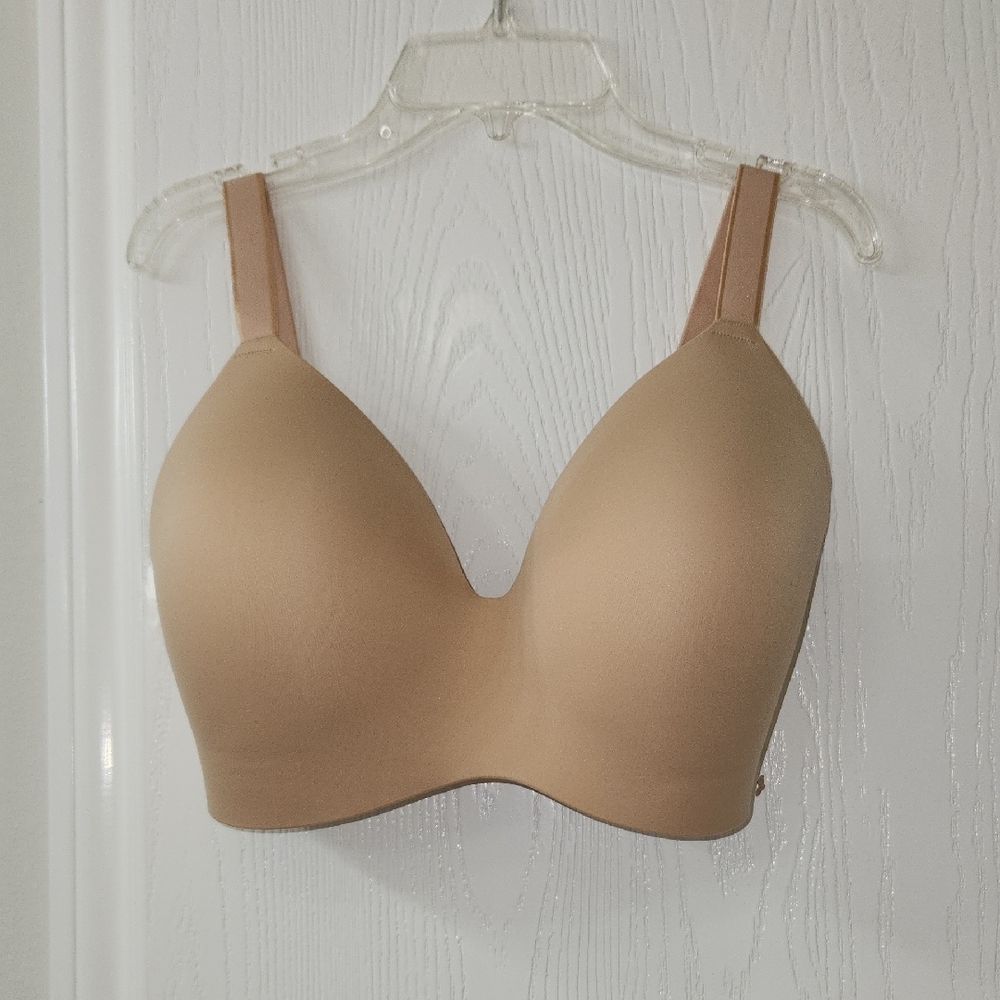 Women's Knix Beige Wingwoman Contour Bra Size 6++ (32G/34G) GUC